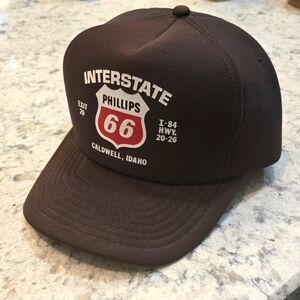Vintage trucker Phillips 66 sportscap